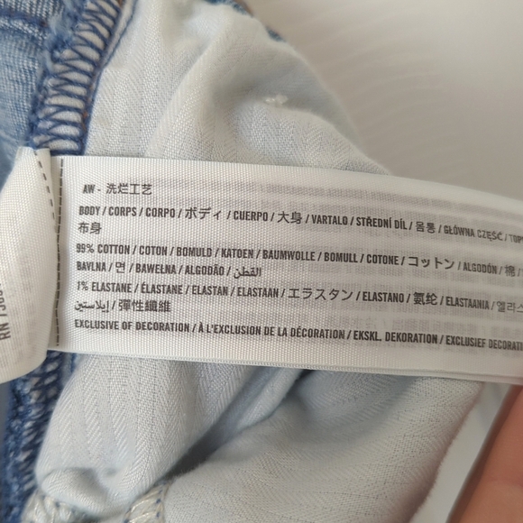 Abercrombie & Fitch Classic Distressed Medium Wash High Rise Skinny Jeans 32 - Picture 9 of 14